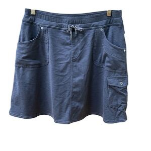 Kuhl Charcoal Gray Gorpcore Outdoors Hiking Activewear Cargo Skort Size Medium